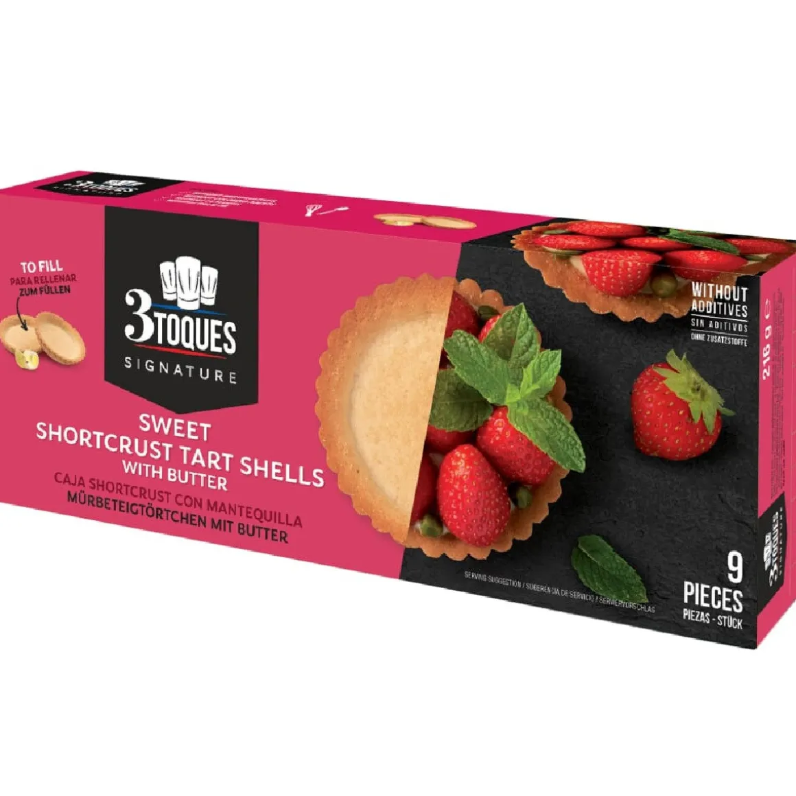 Pidy Zanddeeg Tartelette Rond Zoet Ø8,5cm (9 st.)
