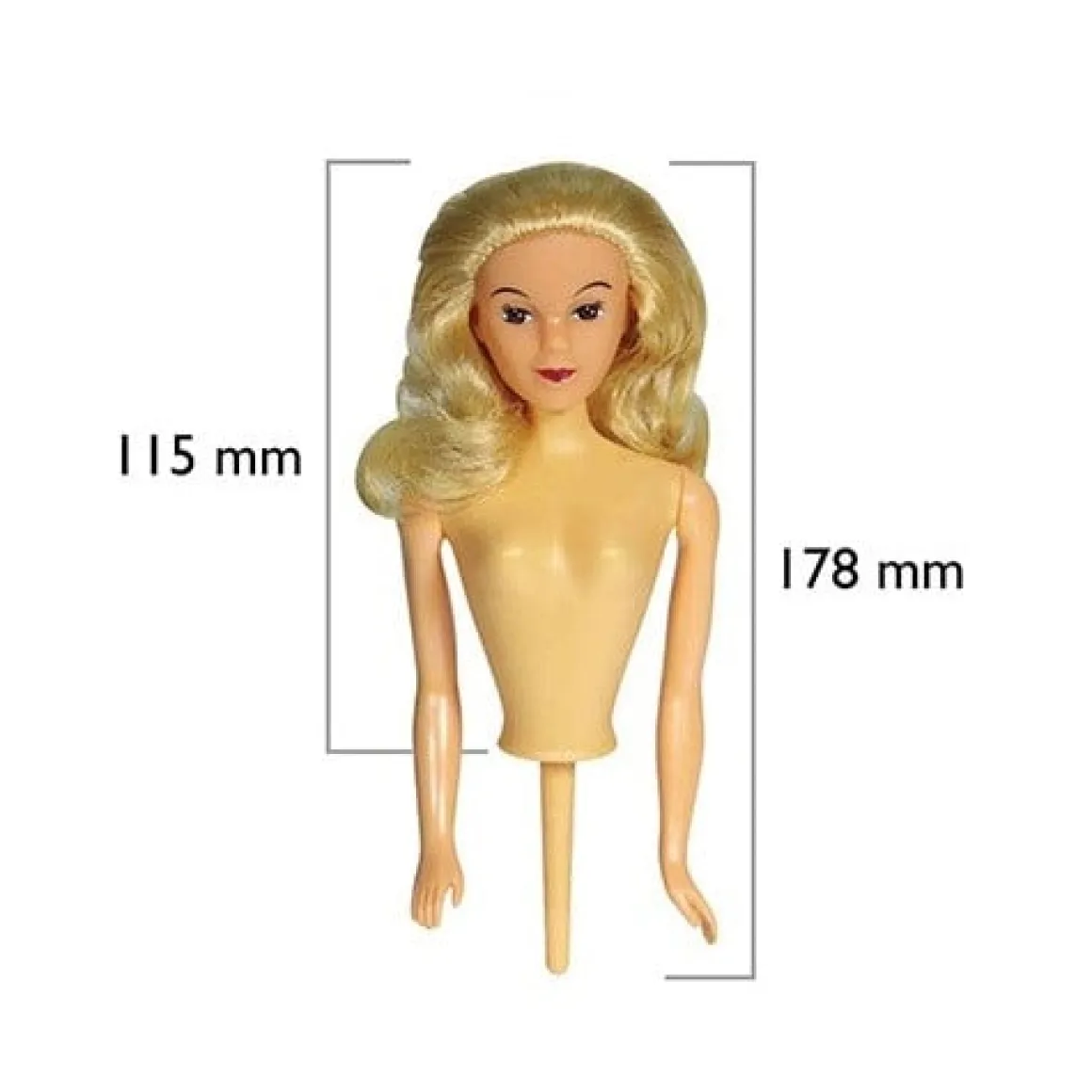 PME Barbie Doll Pick (Pin Popje) Blond