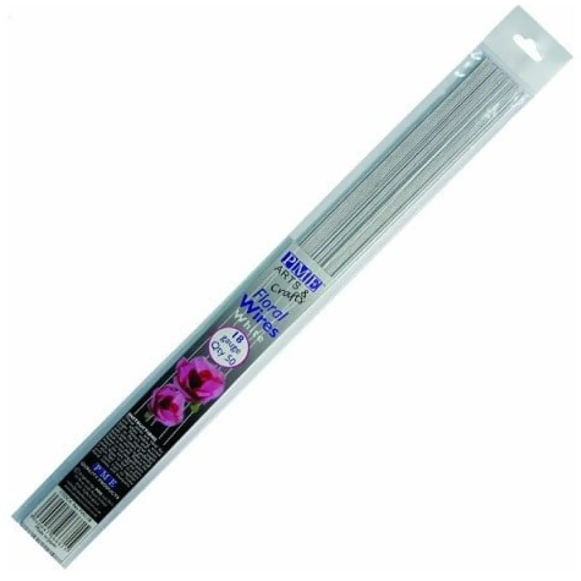 PME Bloemdraad Wit - 26 gauge (50 stuks)