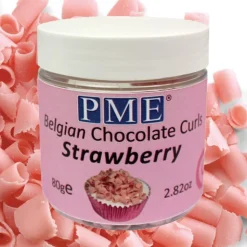 PME Chocoladekrullen Aardbei 85 gram