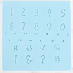 PME Cijfers & Tekens Stempelset Fun Fonts - Collectie 1
