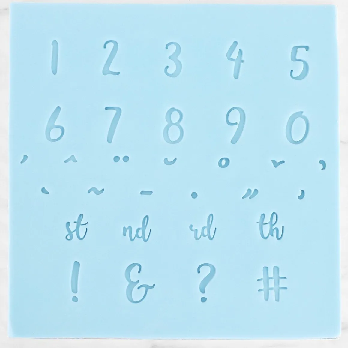PME Cijfers & Tekens Stempelset Fun Fonts - Collectie 1