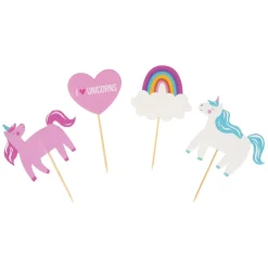 PME Cupcake Set I Love Unicorns 24st.