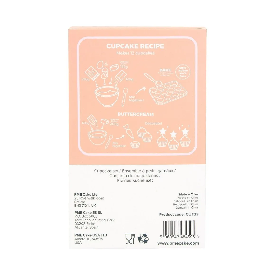 PME Cupcake Set New Baby 24st.**