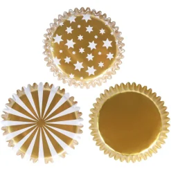 PME Cupcake Vormpjes Goud & Zilver 100st.