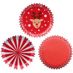 PME Cupcake Vormpjes Kerst Assortiment 100st.