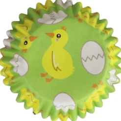PME Cupcake Vormpjes Paaskuikens Ø50mm 30st.