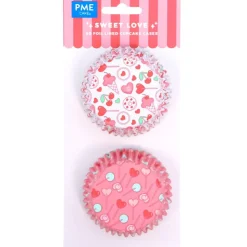 PME Cupcake Vormpjes Zoete Liefde Ø52mm 60st.