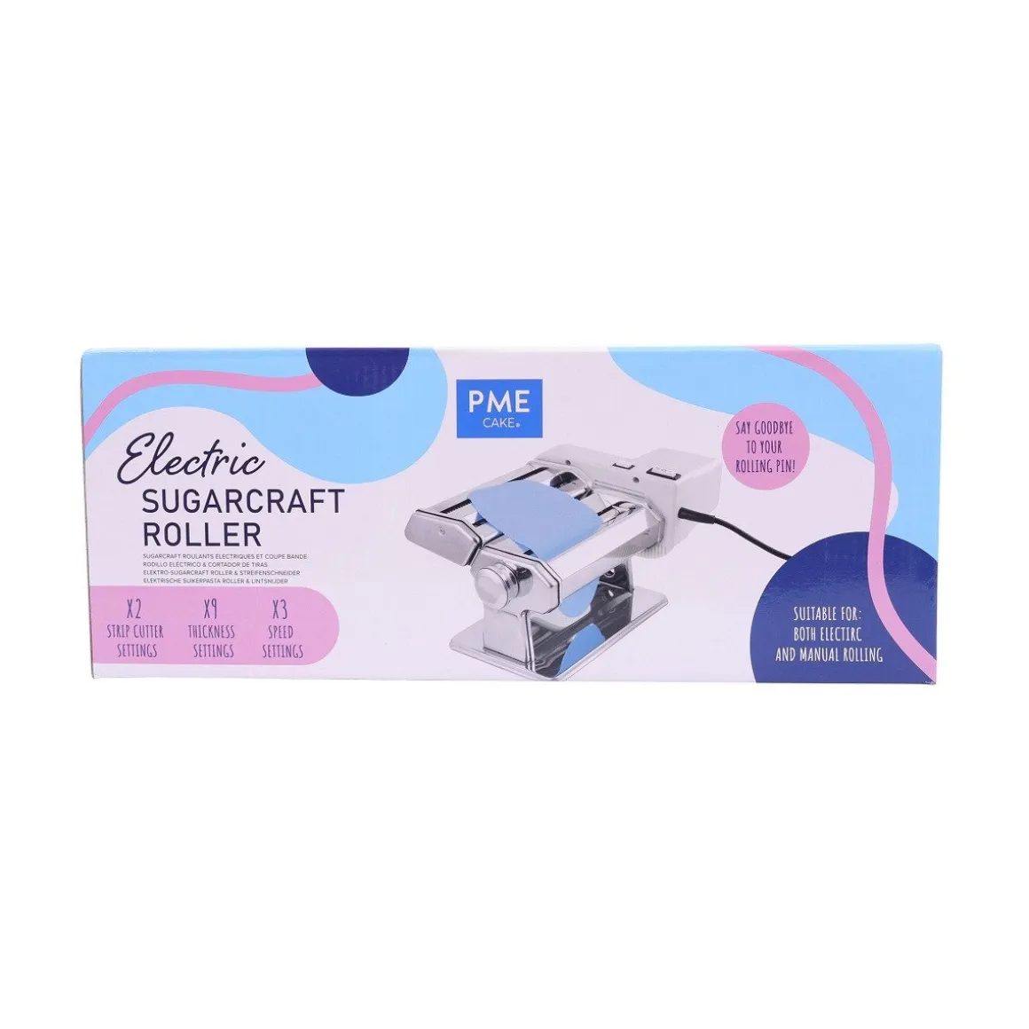 PME Electrische Fondant Roller & Strooksnijder**