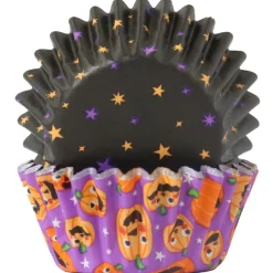 PME Halloween Mini Cupcake Vormpjes Pompoenfeest Ø33mm 60st.