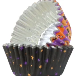 PME Halloween Mini Cupcake Vormpjes Pompoenfeest Ø33mm 60st.