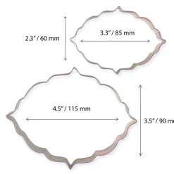 PME Koekjes Uitsteker Plaque Style 6 Set/2**