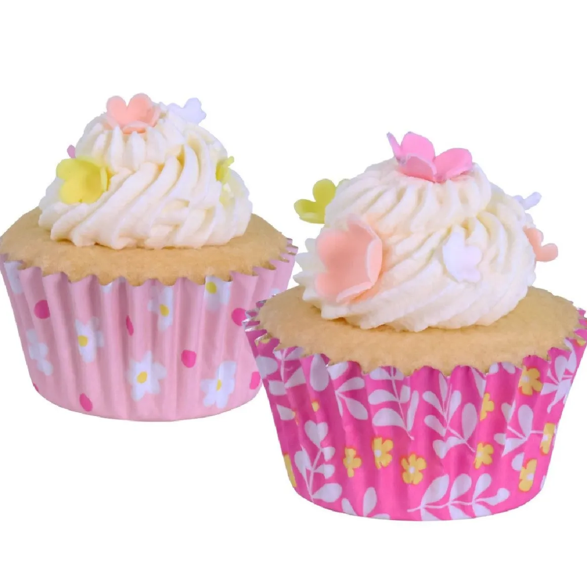 PME Mini Cupcake Vormpjes Bloemen Ø33mm 60st.