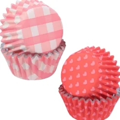PME Mini Cupcake Vormpjes Liefdes Patronen Ø33mm 60st.