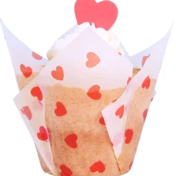 PME Muffin Cups Hartjes 24st.