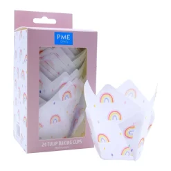 PME Muffin Cups Regenboog 24st
