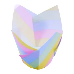 PME Muffin Cups Regenboog Strepen 24st