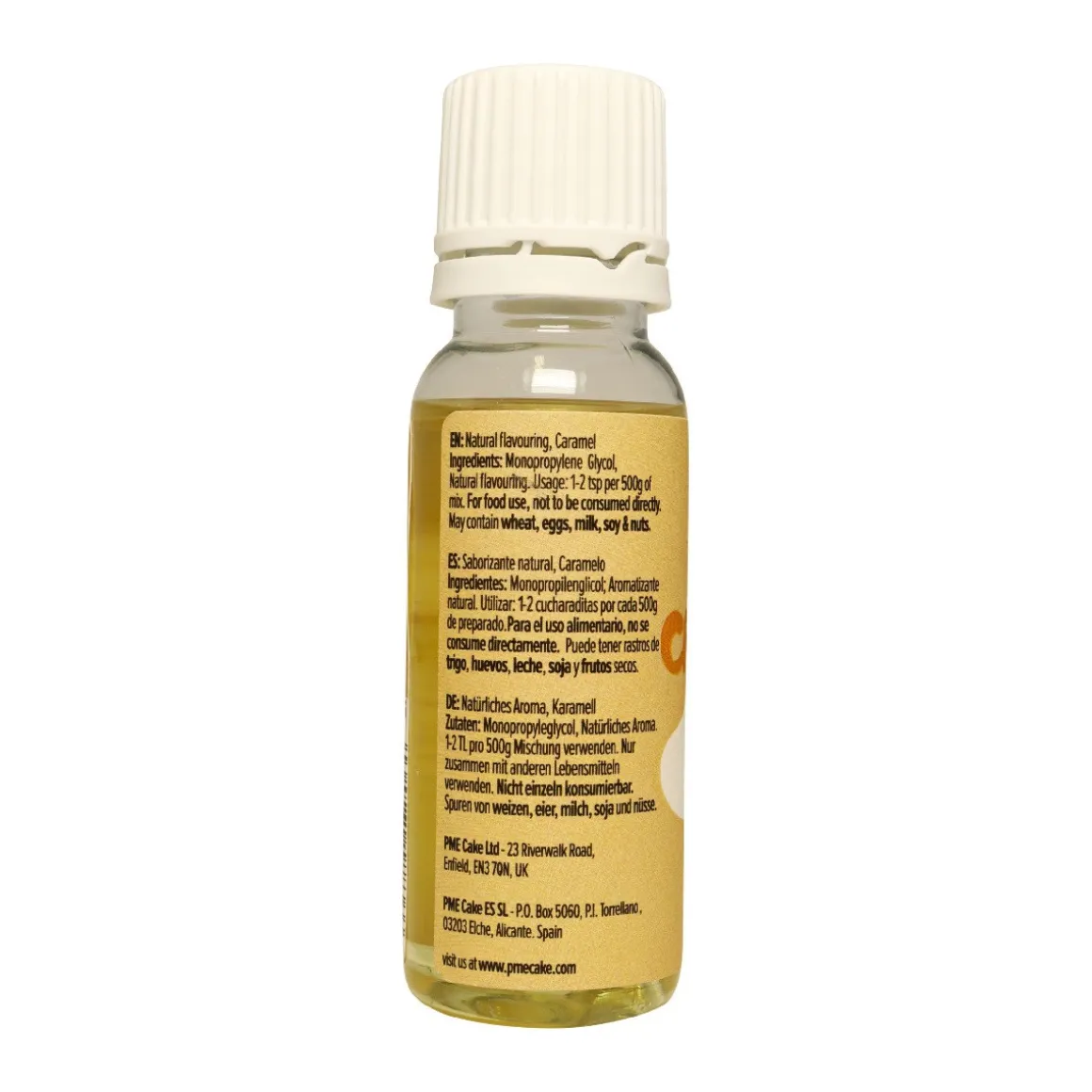 PME 100% natuurlijk geconcentreerd aroma Caramel 25 gram