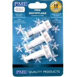 PME Plunger Cutter Mini Sneeuwvlok/IJskristal set/3