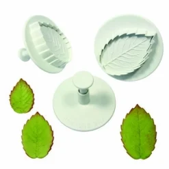 PME Plunger Cutter Rozenblad Groot set/3