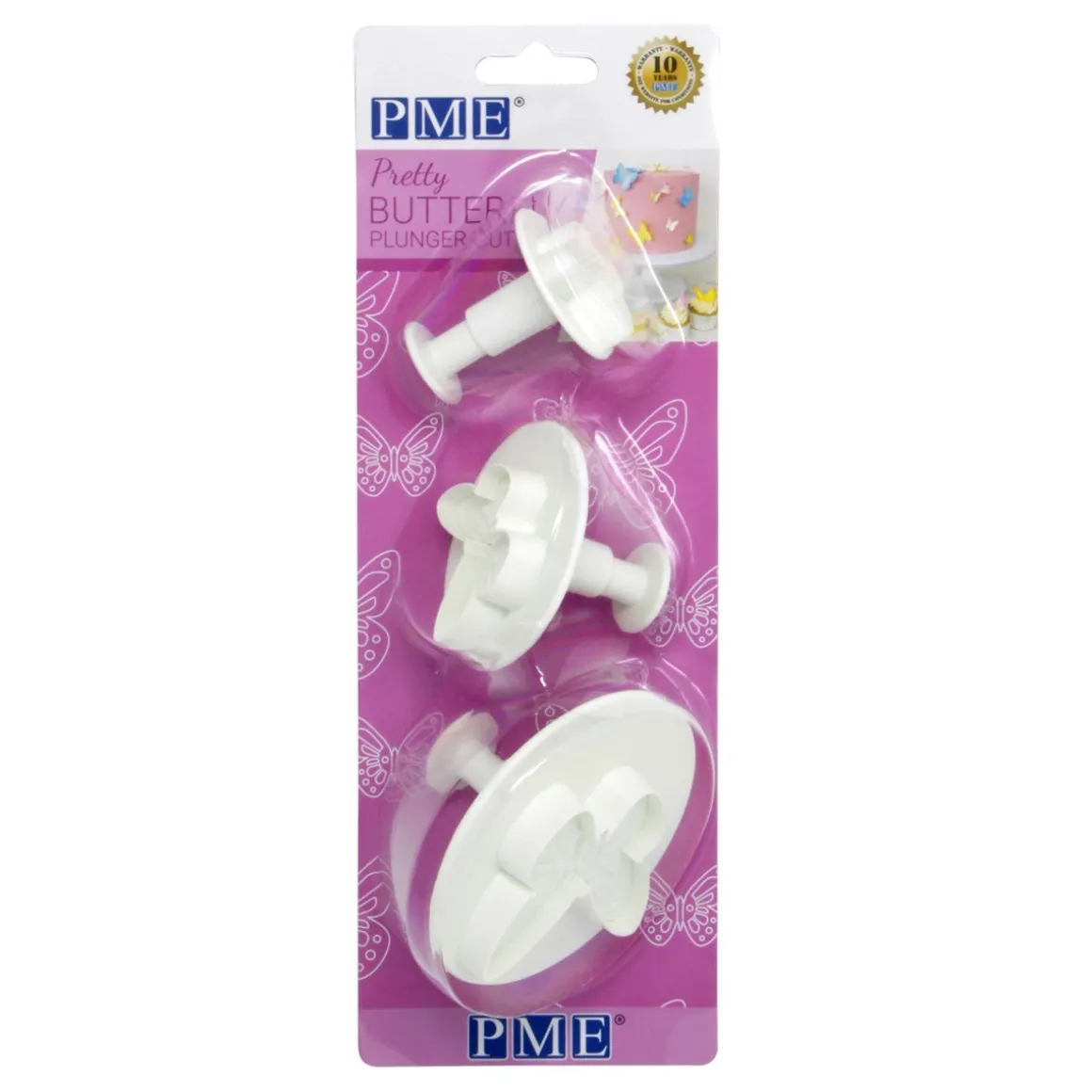 PME Plunger Cutter Vlinder 'Pretty' set/3