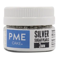 PME Suikerparels Zilver 4mm 25 gram