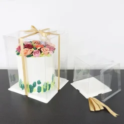 PME Taartdoos Transparant 20x20x28cm
