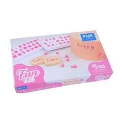 PME Tekst Stempelset Alfabet Fun Fonts - Collectie 3