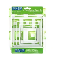 PME Uitstekerset Vierkant set/6