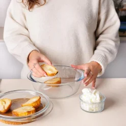 Pyrex 4-in-1 Ovenschaal Rond met Deksel 21x18x9cm