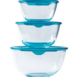 Pyrex Prep & Store Beslagkom met Deksel 1,1L (Ø17cm)