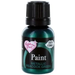 RD Metallic Food Paint Peacock Green 25ml
