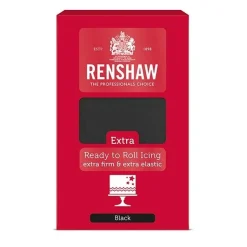Renshaw Rolfondant Extra 1kg Zwart