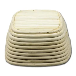 Rijsmandje Riet Vierkant 18x18cm (500 tot 750 gram deeg)