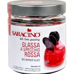 Saracino Mirror Glaze Rood 350g