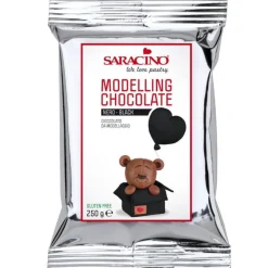 Saracino Modelleer Chocolade Zwart 250g