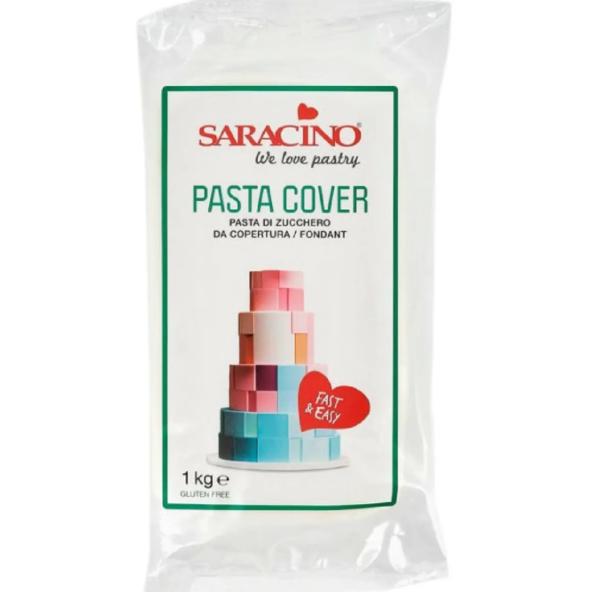 Saracino Pasta Cover Top Wit 1kg