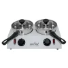 Sauzenwarmer 2-pans 2x700ml.