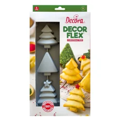 Siliconen Bakvorm Kerstbomen 30x17x3(h) cm