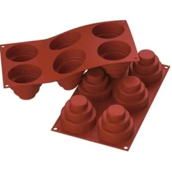 Siliconen Bakvorm Mini Wonder Cakes Ø75h60mm (6)