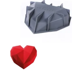 Siliconen Vorm Heart 22,5x23x6,5cm (Dinara Kasko)