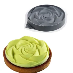 Siliconen Vorm Tart Diamond Ø14x2,5cm (Dinara Kasko)