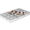 Silikomart Bonbonvorm Rond (24) + Choco Stamps (4) Ø3,1cm