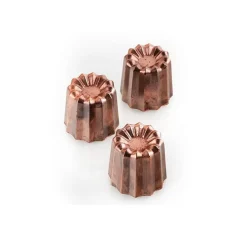 Silikomart Siliconen Bakvorm Mini Bordelais (18x) Ø3,5x3,5cm
