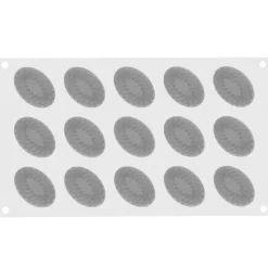 Silikomart Siliconen Bakvorm Pleincoeur Ovaal (15) 53x36mm