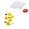 Silikomart Siliconen Bakvorm Limoen (15x) 5,5cm +cutter