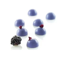 Silikomart Siliconen Bakvorm Halve Bolletjes (35x) Ø2,6cm