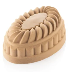 Silikomart Siliconen Bakvorm Pleincoeur Ovaal 17,6x10,4cm
