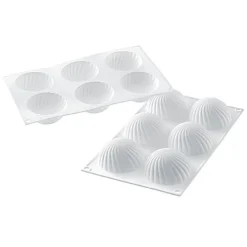 Silikomart Siliconen Bakvorm Parfum (6x) Ø7,5x3,75cm