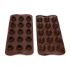 Silikomart Siliconen Bonbonvorm Chocolade Ei (15x) Ø2,3x3cm